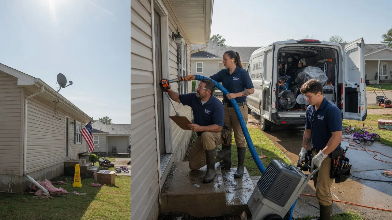 Ceiling Water Damage Restoration in Ozone, AR near me